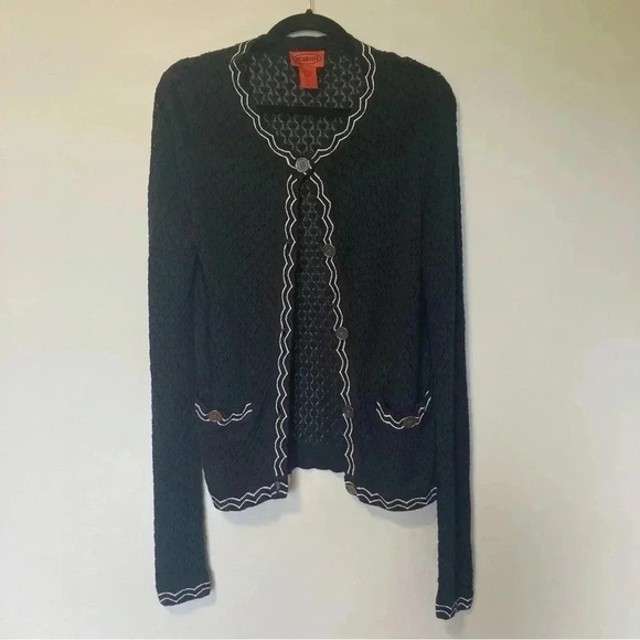 Missoni for Target black white button  cardigan - Picture 2 of 5